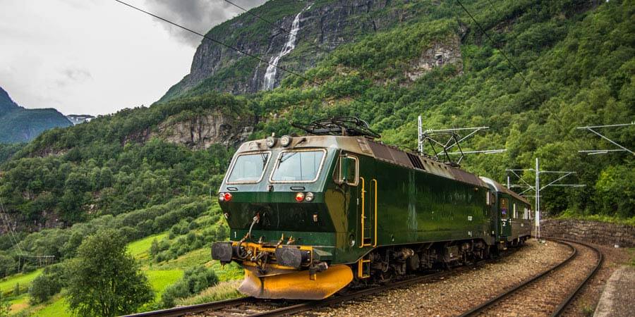 Journeying along the magnificent Flåm Railway